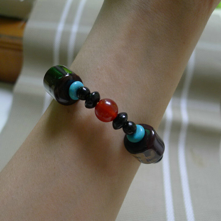 Dzi bead bracelet, Tibet, men's and women's bracelets, gifts, security, evil66 Без бренда - фотография #7