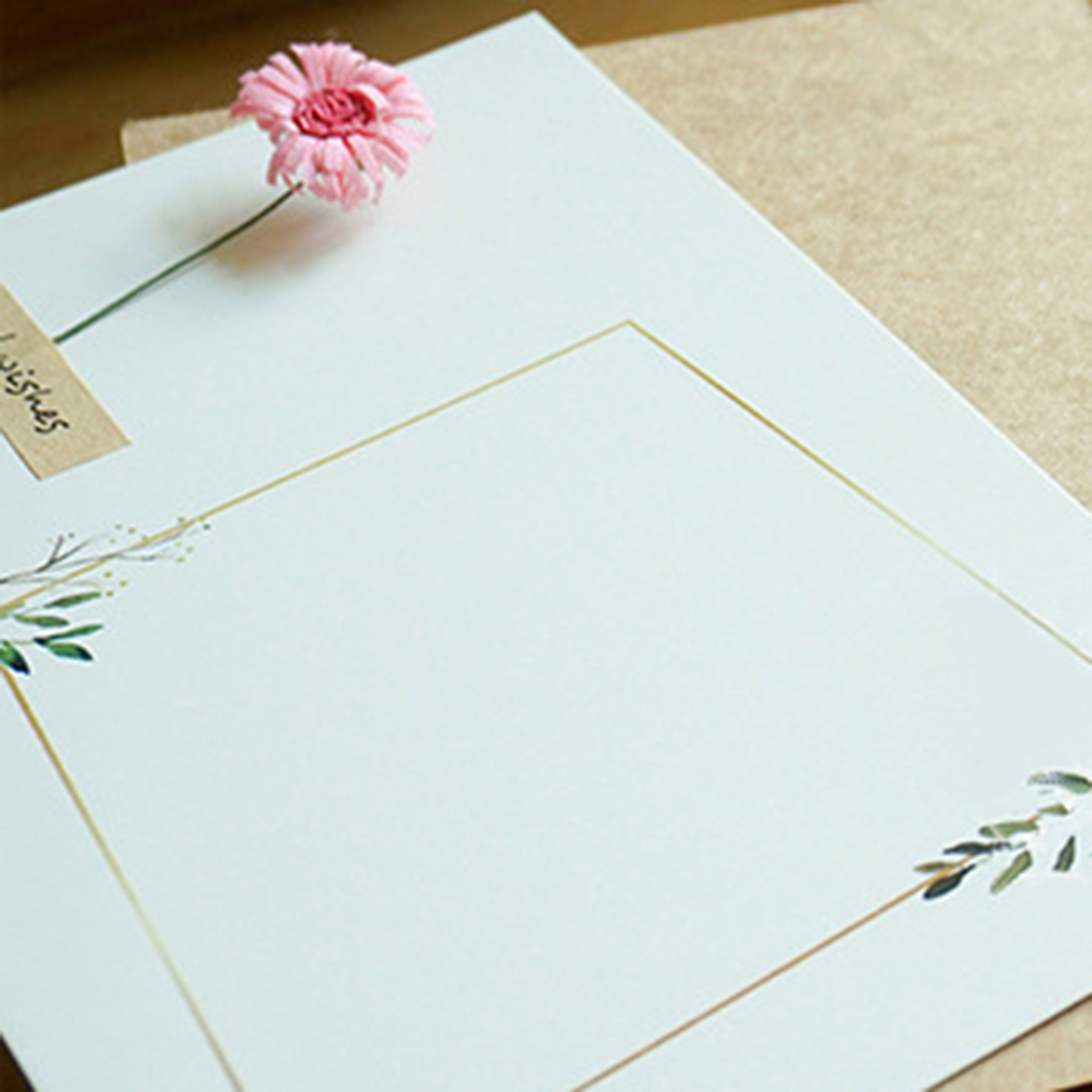 1 Set Valentine's Day Card Eye-catching with Artificial Flower Floral Design Unbranded - фотография #7