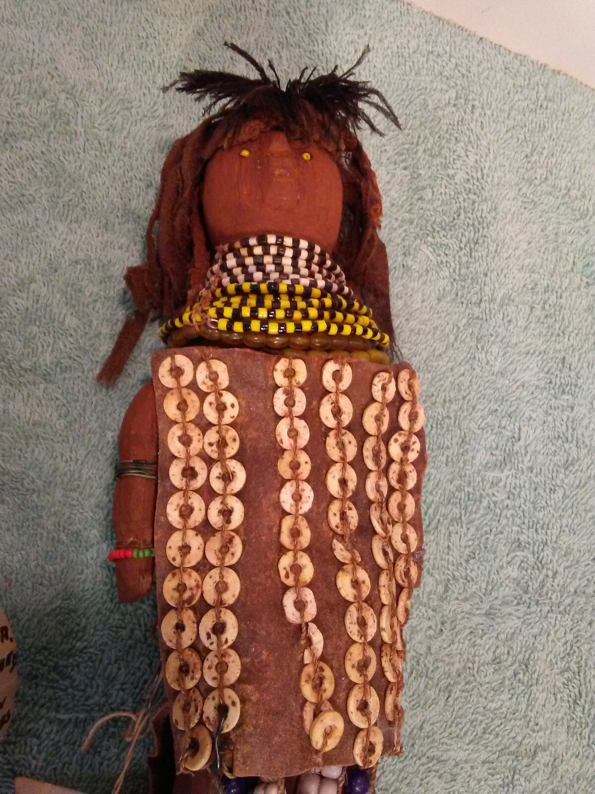 Antique African Kenya Fertility Dolls Carved Wood Lot of 2  Без бренда - фотография #2