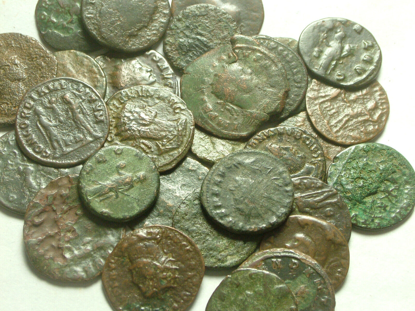 Lot genuine Ancient Roman coins Constantine/Valens/Constantius/Licinius/Constans Без бренда - фотография #9