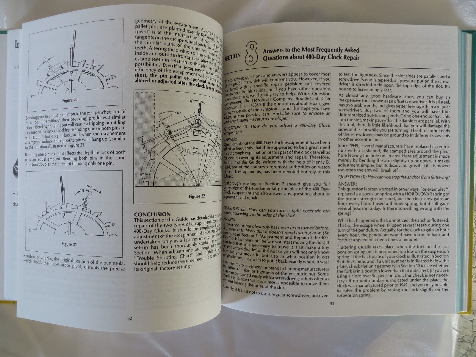 Horolovar 400 Day Anniversary Clock Repair Guide Book - 10th Edition Без бренда - фотография #4