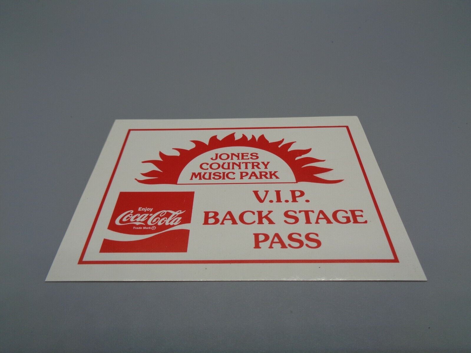 6 Vintage GEORGE JONES   Jones Country Backstage VIP Pass RARE! 6 for 1 Price! Без бренда - фотография #3