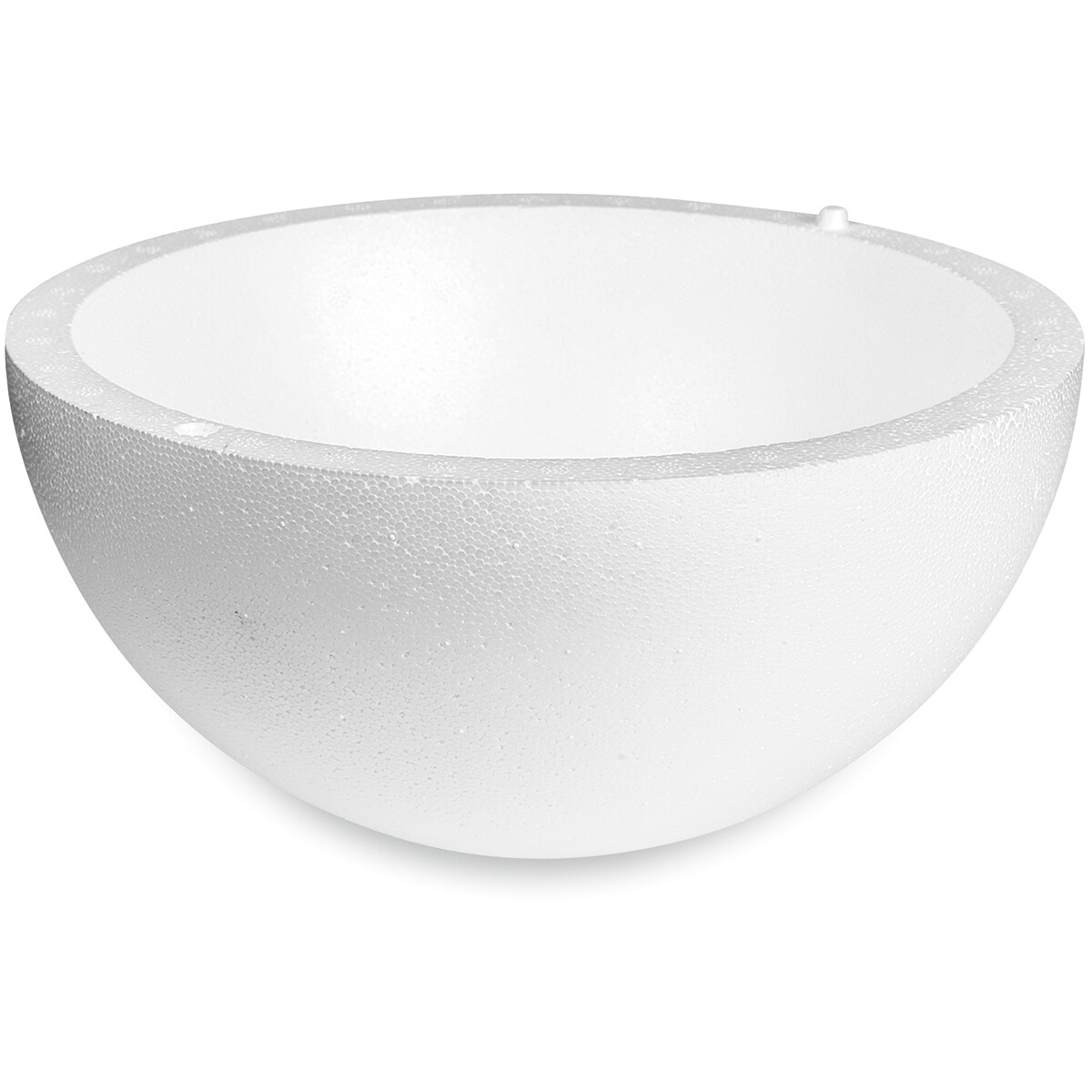 Smooth Hollow Half Styrofoam Ball 8"-, Pk 6, Floracraft Floracraft SFBA8HH
