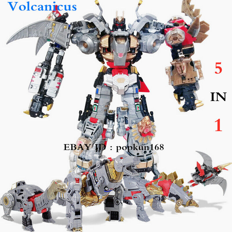 New BPF Volcanicus Dinobot 5 In 1 Power of the Primes Action Figure 13" Toys BPF BPF - 333
