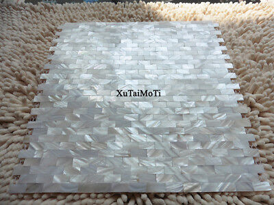  11PCS shell mosaic mother of pearl tile kitchen bathroom wall groutless brick Unbranded Does Not Apply
