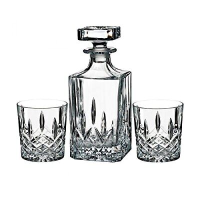 Marquis By Waterford Markham Square Decanter & Double Old Fashion Set, 30 Fl oz Waterford 40026495