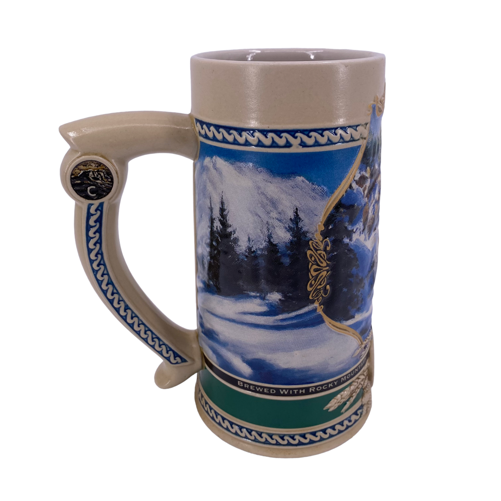 Collectable Ceramic Coors Mug 1995 Edition Waterfall Heritage Series #41327 VTG Adolph Coors Company - фотография #5