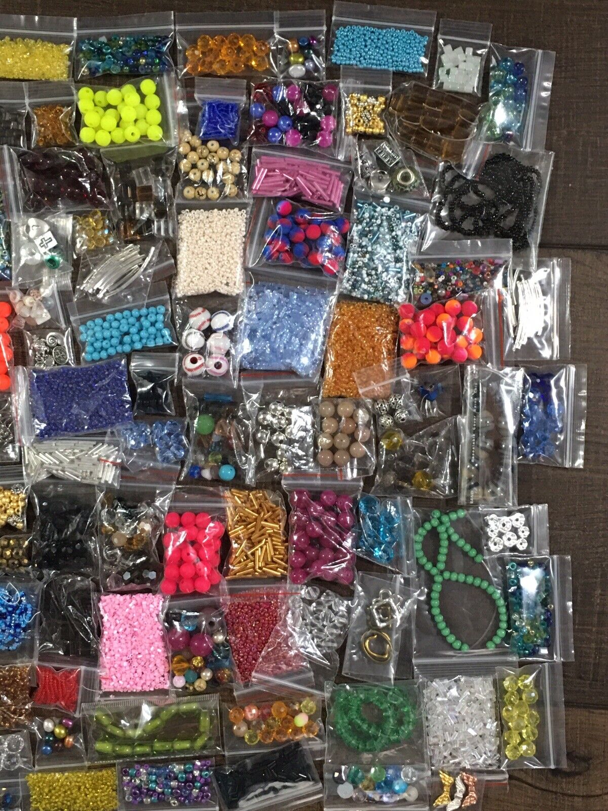 Lot Of BEADS 40 Bags Jewelry Making Supplies Loose Mixed Glass Acrylic Metal👑🐝 MrsQueenBeead - фотография #11