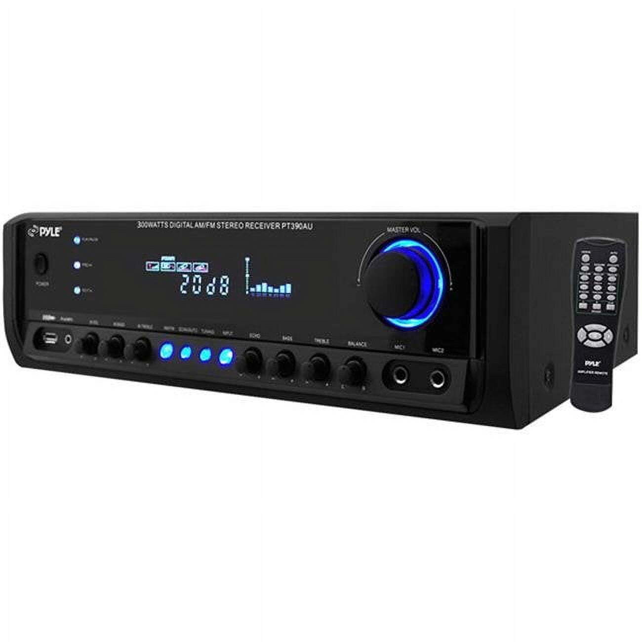 New Pyle PT390AU 300W 4 Channel Home Theater Amplifier Receiver Stereo USB/SD+6K Unbranded PT390AU