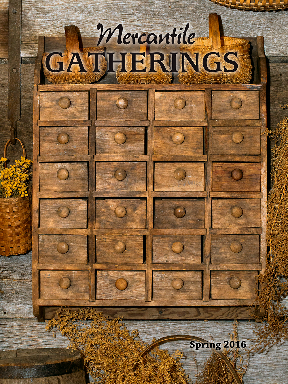 Mercantile Gatherings-LOT of 8 Magazines 2016-2017~Country Primitive Home Decor Без бренда