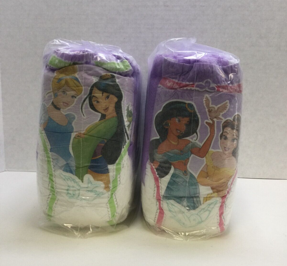 Pull Ups-Disney Princess Theme-Size 3T-4T-2 Packs-57 Count Free Shipping Pull-Ups does not apply