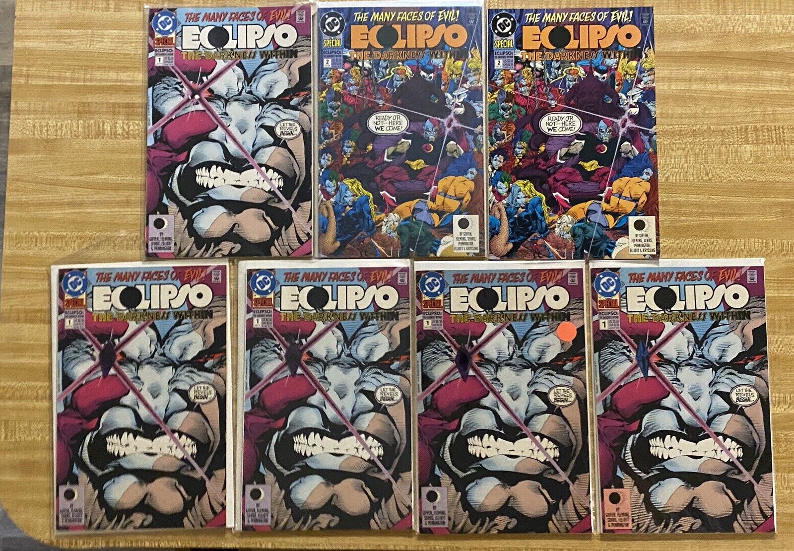 ECLIPSO #1 TO #10 1992 AND DARKNESS WITHIN #1 AND #2 - DC - 29 COMICS Без бренда - фотография #2