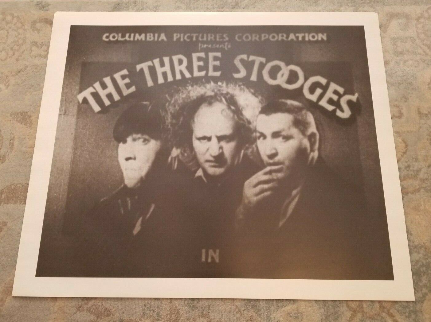 Three Stooges poster (Pack of 3) Columbia Pictures opening shot (Mark's comics) Без бренда