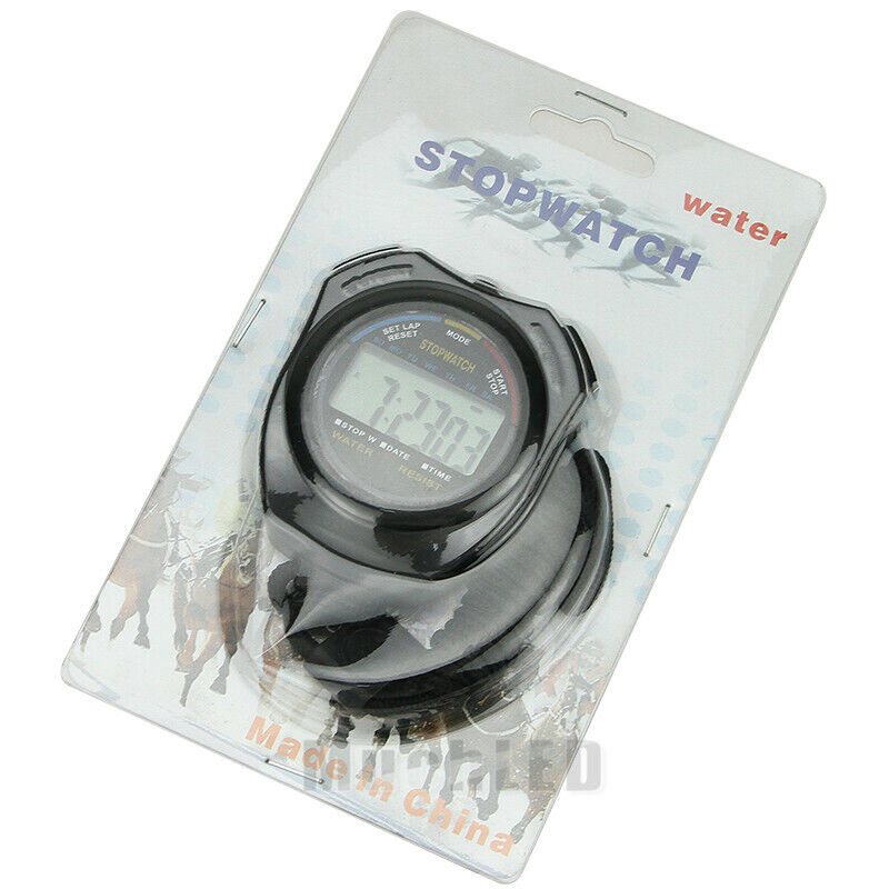 Digital LCD Alarm Date Time Counter Stopwatch Sport Timer Electronic Chronograph Unbranded Does not apply - фотография #5