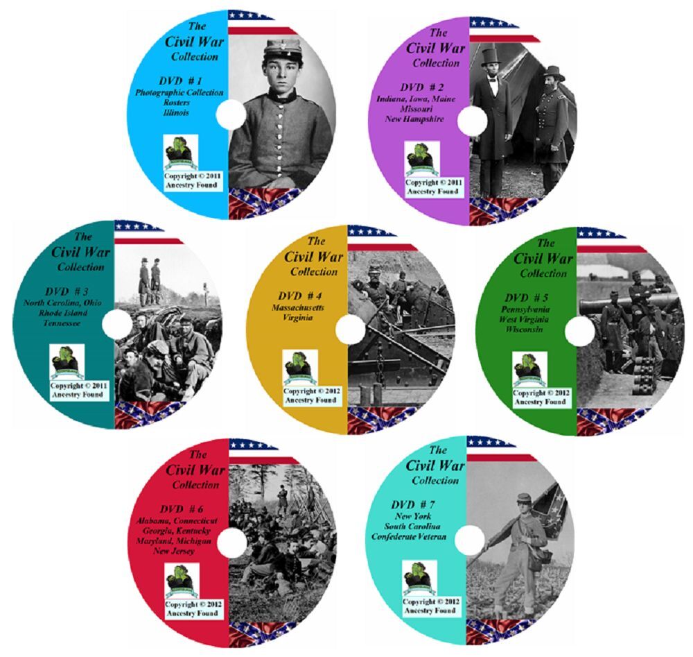 1004 Civil War Books - Ultimate Collection - History & Genealogy on DVD/CD Без бренда