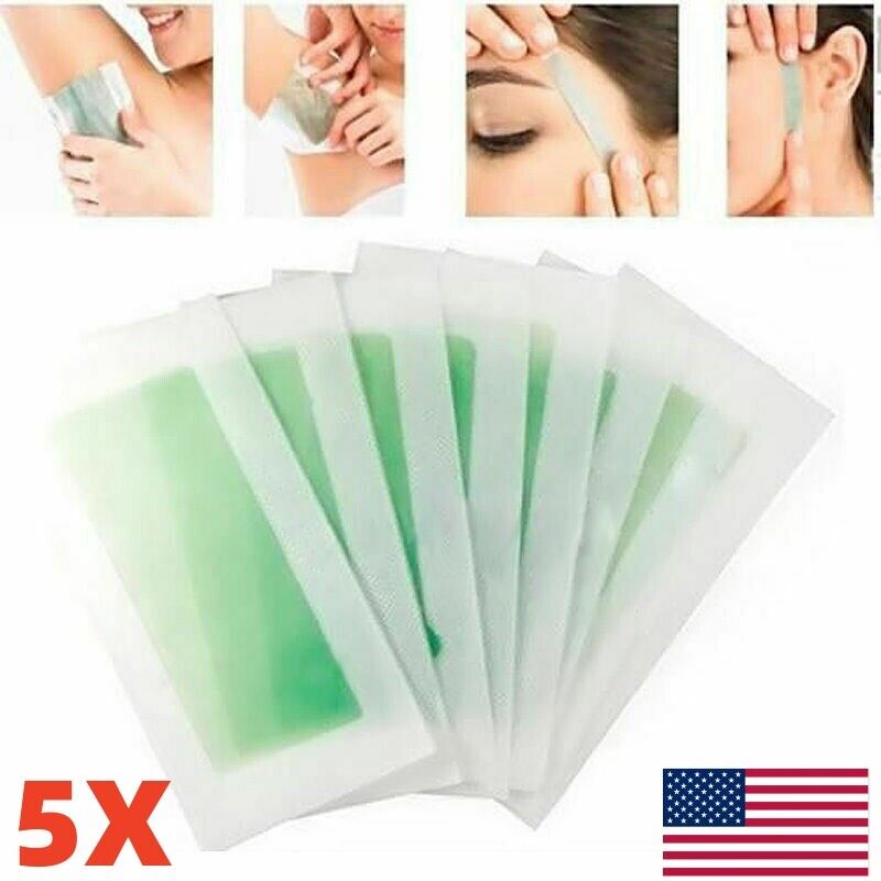 Depilatory Paper 5PCS Hair Removal Paper Salon Waxing Strips Nonwoven Body Pro Unbranded Does not apply