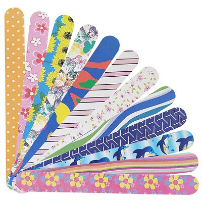 P2P Nails Colorful Nail File Strips - Double Sided Filers for Shaping and Smoot P2P Nails