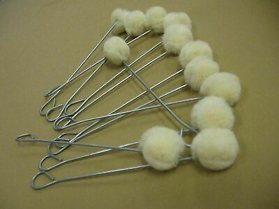 Wool Daubers  Dye & Finish Applicator Leather Dyeing  wholesale  12 pack Unbranded Does not apply