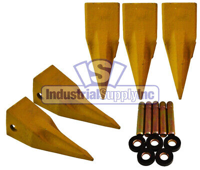 Bucket Tooth | Single Tiger | CAT Style | W/ Pins & Retainers | T1U3252L | 5 PK Industrial Supply T1U3252L