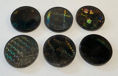 Brand New 1995 Power Rangers Series 2 Complete Slammer Pogs SET of 6 White POG - фотография #2