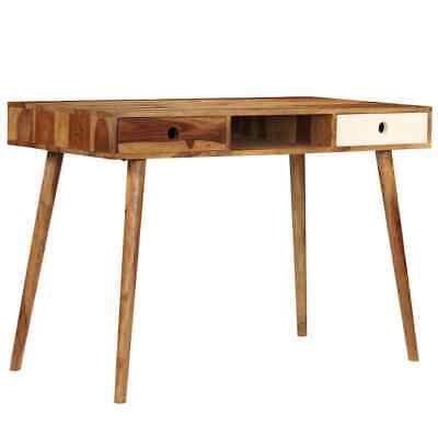 Writing Desk Home Office Computer Desk Study Table Solid Wood Sheesham vidaXL vi vidaXL 246225
