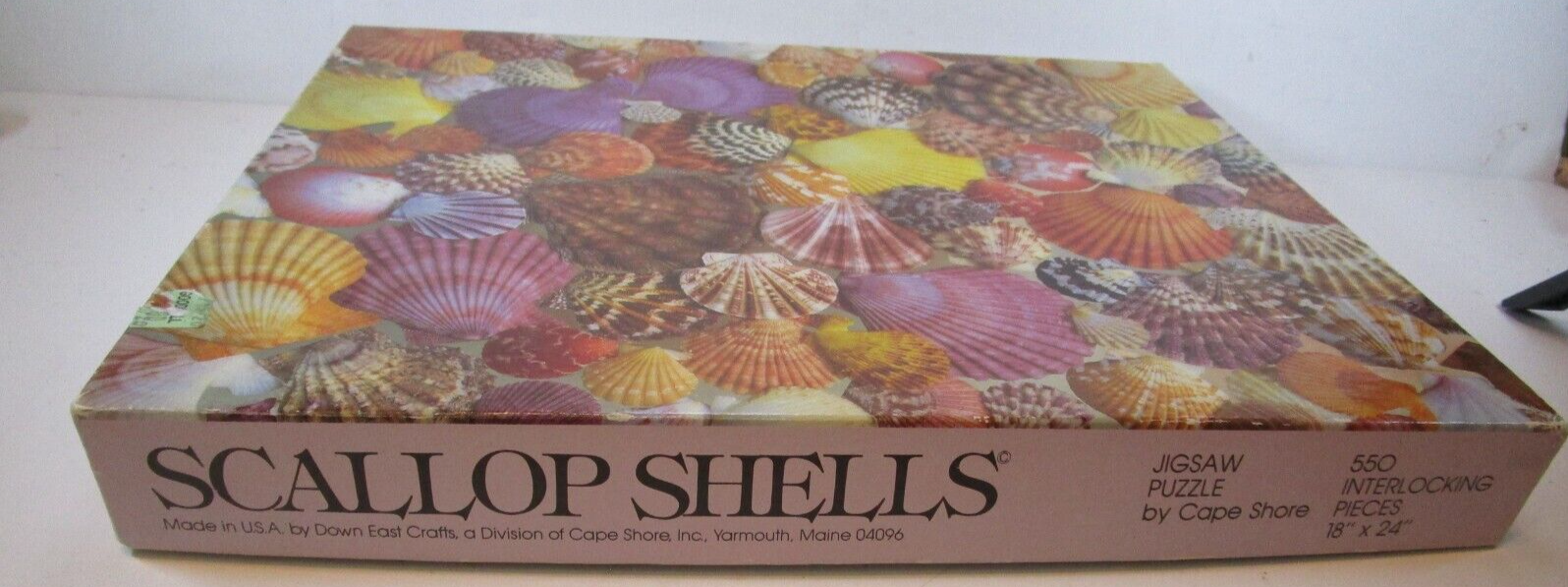 2 Vntg Puzzles Sprinkbok Sea Treasures 1975 & Down East Crafts Scallop Shells 98 Springbok - фотография #9