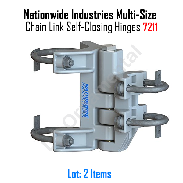 Nationwide Industries Multi-Size Chain Link Self-Closing Hinges 7211 (One Pair) nationwide industries CL-7211-GY - фотография #2