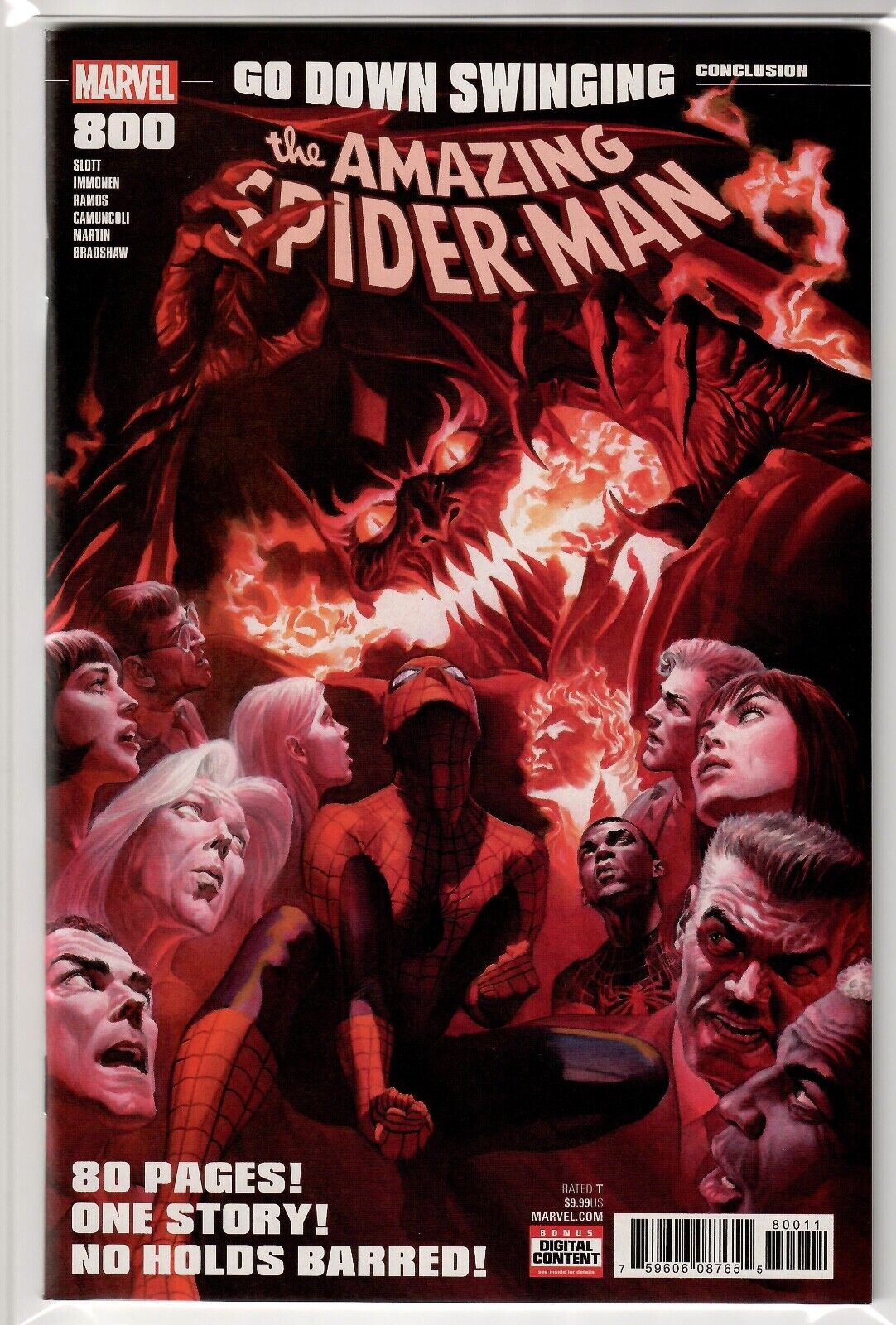 Red Goblin #1 Lee TRADE 2023 & Amazing Spider-Man #798 799 800 Ross Set Lot Без бренда - фотография #5