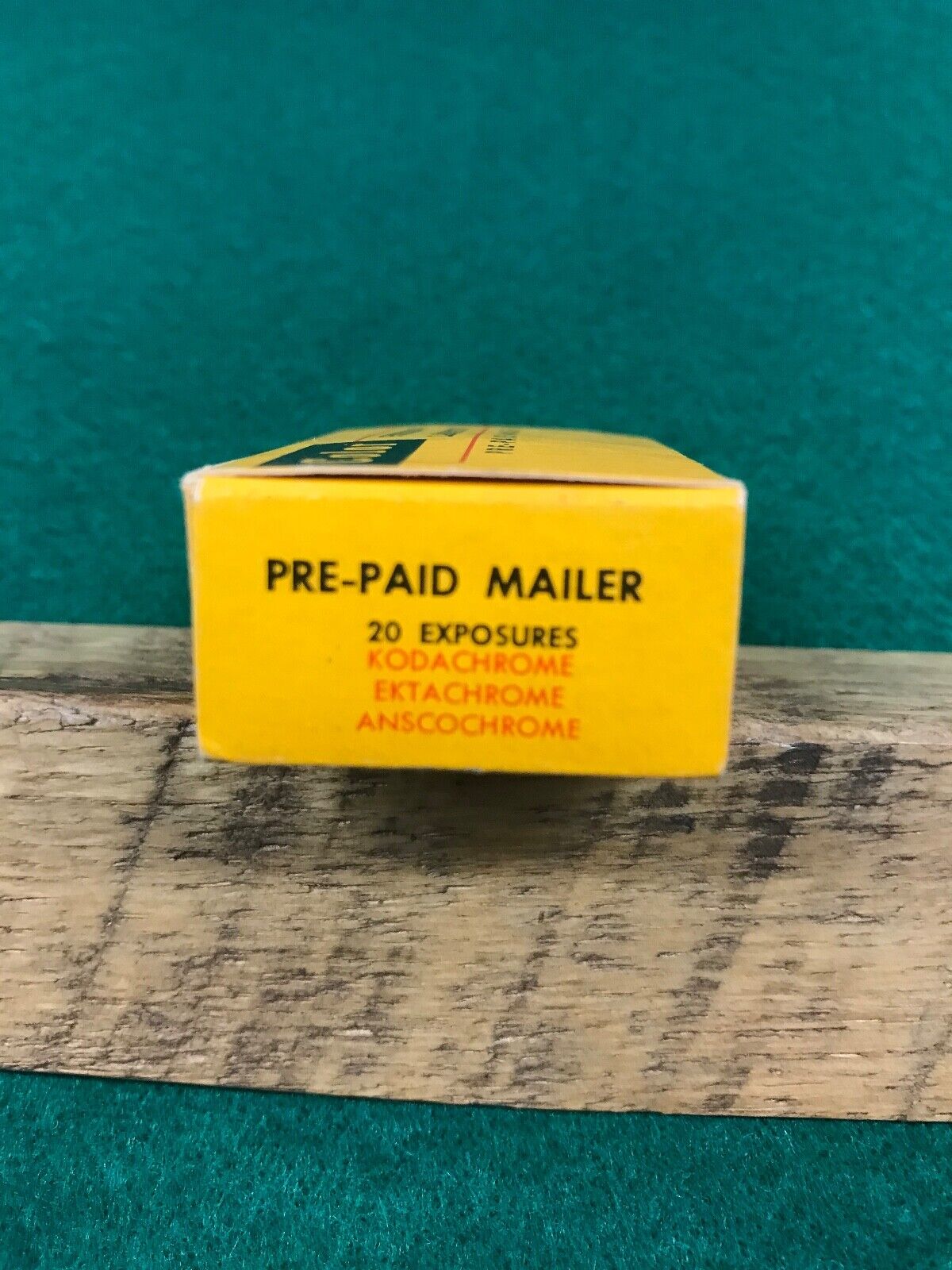 Vintage KODAK Film Prepaid Processing Mailer - 20 Exp. - Kodachrome and others Film Equipment Film Equipment - фотография #5