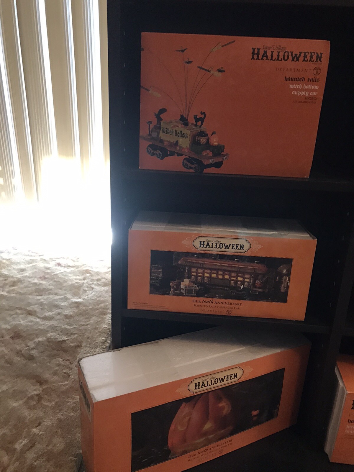 Dept 56 Halloween Haunted Rails ENTIRE COLLECTION! 38 Pc Lot MINT Department 56 - фотография #6