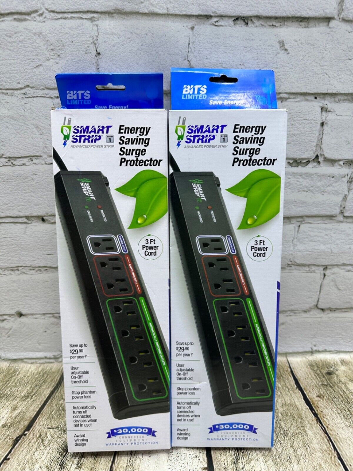 x2 Smart Strip ECG-7MVR Energy Saving Surge Protector w/Autoswitching Technology Bits Limited Does not apply