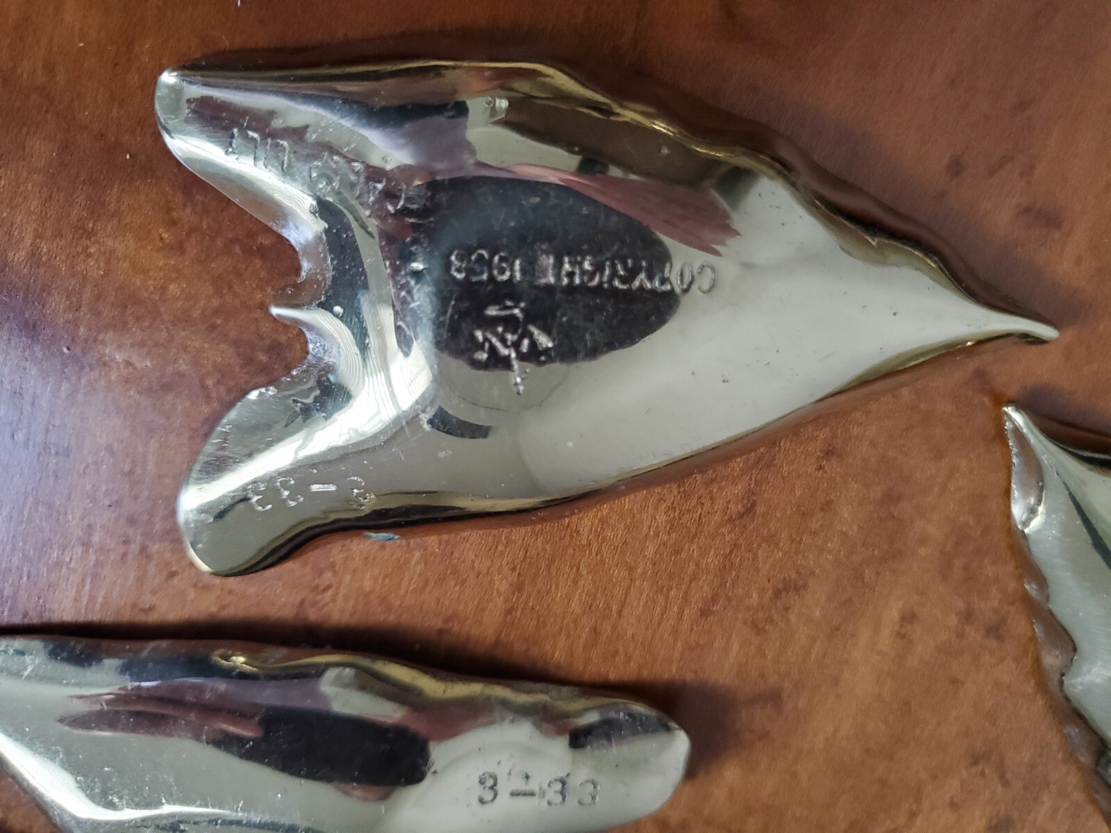 LOT of 13 Virginia Metalcrafters Leaves Trinket Dishes CW 3-27, 3-33 and 3-35 Без бренда - фотография #21