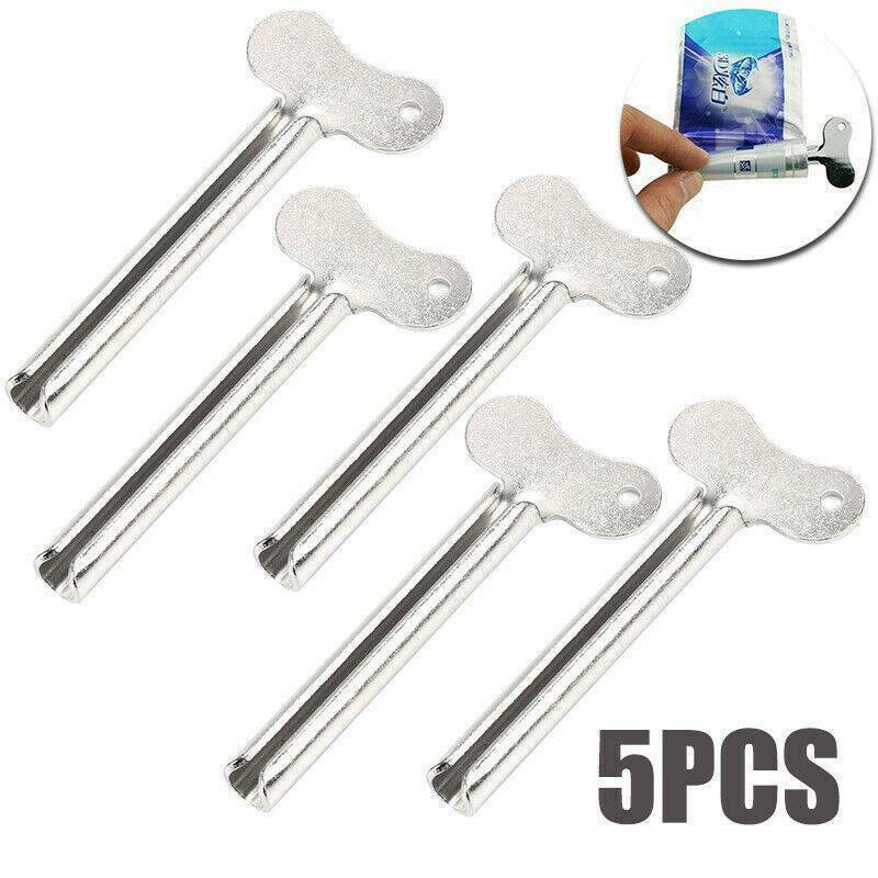 5Pcs Stainless Steel Tube Toothpaste Squeezer Key Wringer Easy Squeeze Easy Tool Yanqueens Does not apply - фотография #4