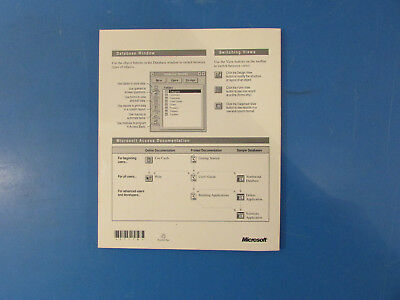Lot of 2 - Microsoft Office/Access Language Reference & Getting Started Manual Microsoft - фотография #7