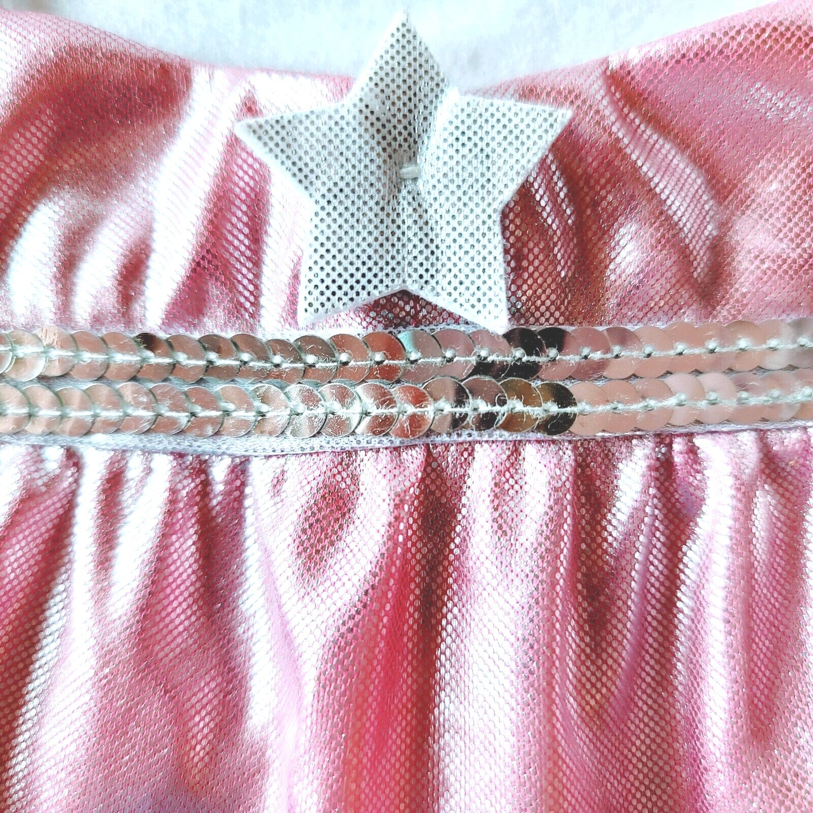 BAB Skating Outfit Build A Bear Pleated Pink Skirt Silver Matching Top Skates Build-A-Bear Workshop Unknown - фотография #6