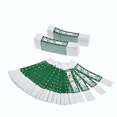 Self-Sealing Currency Bands, Green, 250, Pack of 1000 (729200250G) MOOLAH
