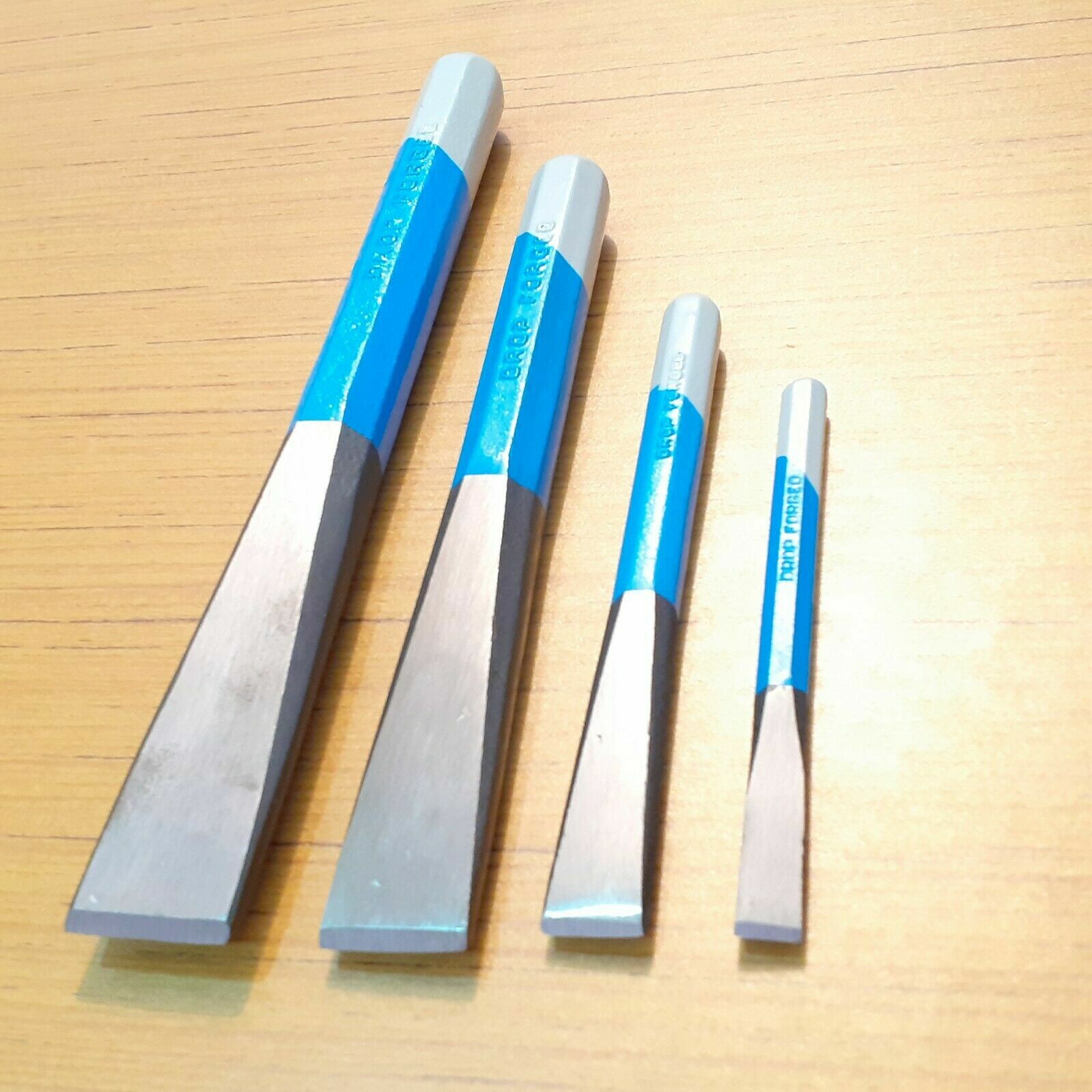 Set of 4 Engineers Heavy Duty Drop Forged Chisel Tools Без бренда
