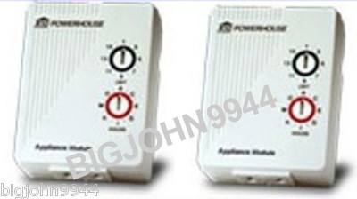 2 Pack X10 AM466 15A 3 Pin Grounded Appliance / CFL Module Factory Fresh X10 AM466