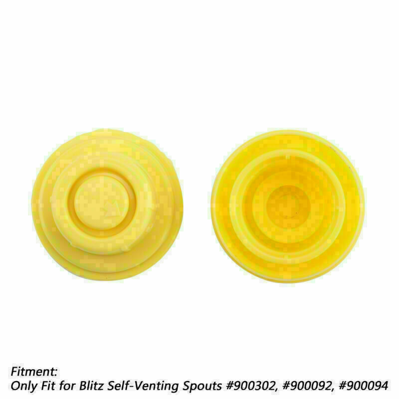 5PCS Replacement YELLOW SPOUT CAP Top For BLITZ Fuel GAS CAN 900092 900094 H2 Superplaza I301-A001-Yellow - фотография #5