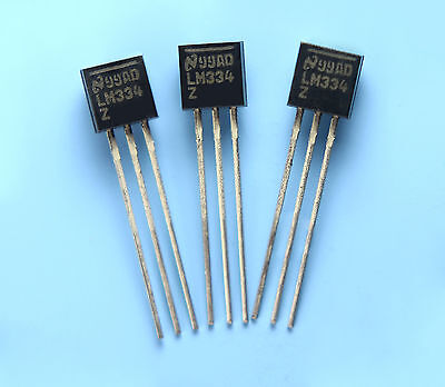 10pcs LM334Z TO-92   Adjustable Current Sources and Temperature Sensor LM334 National Semiconductor LM334Z