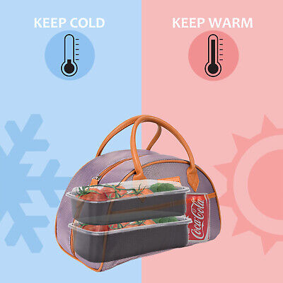Insulated Large Lunch Bag Women Tote Cooler Picnic Travel Food Box Carry Bags Tirrinia Does not apply - фотография #5