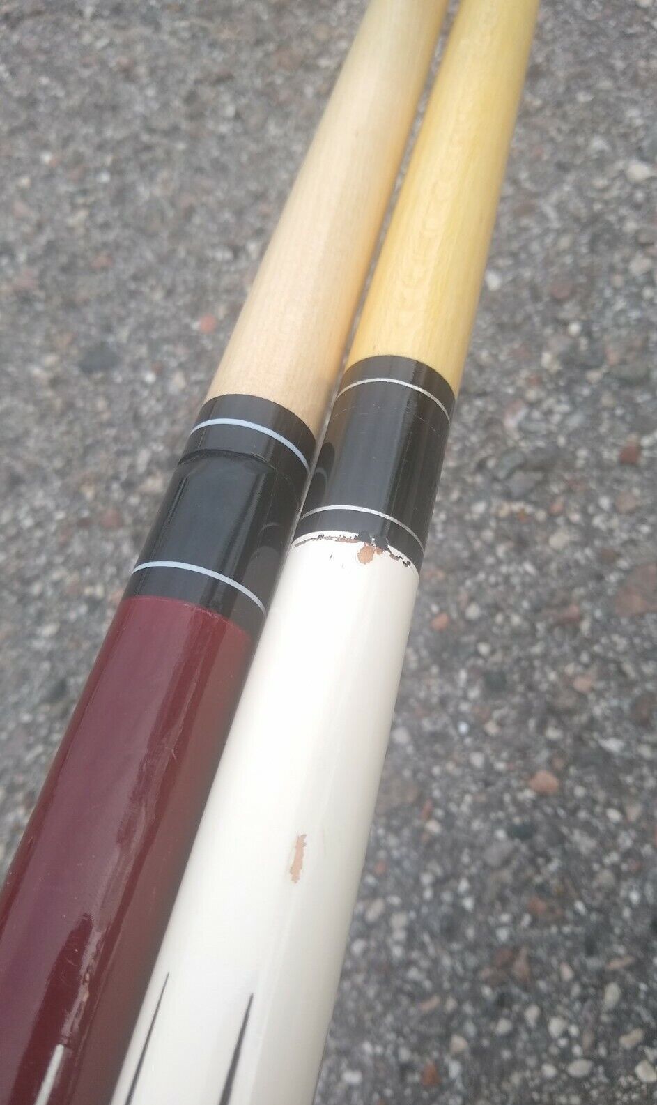 President Wood Pool Cue Stick Lot Of 2 Two Piece Billiards Repair As Is President Does Not Apply - фотография #9