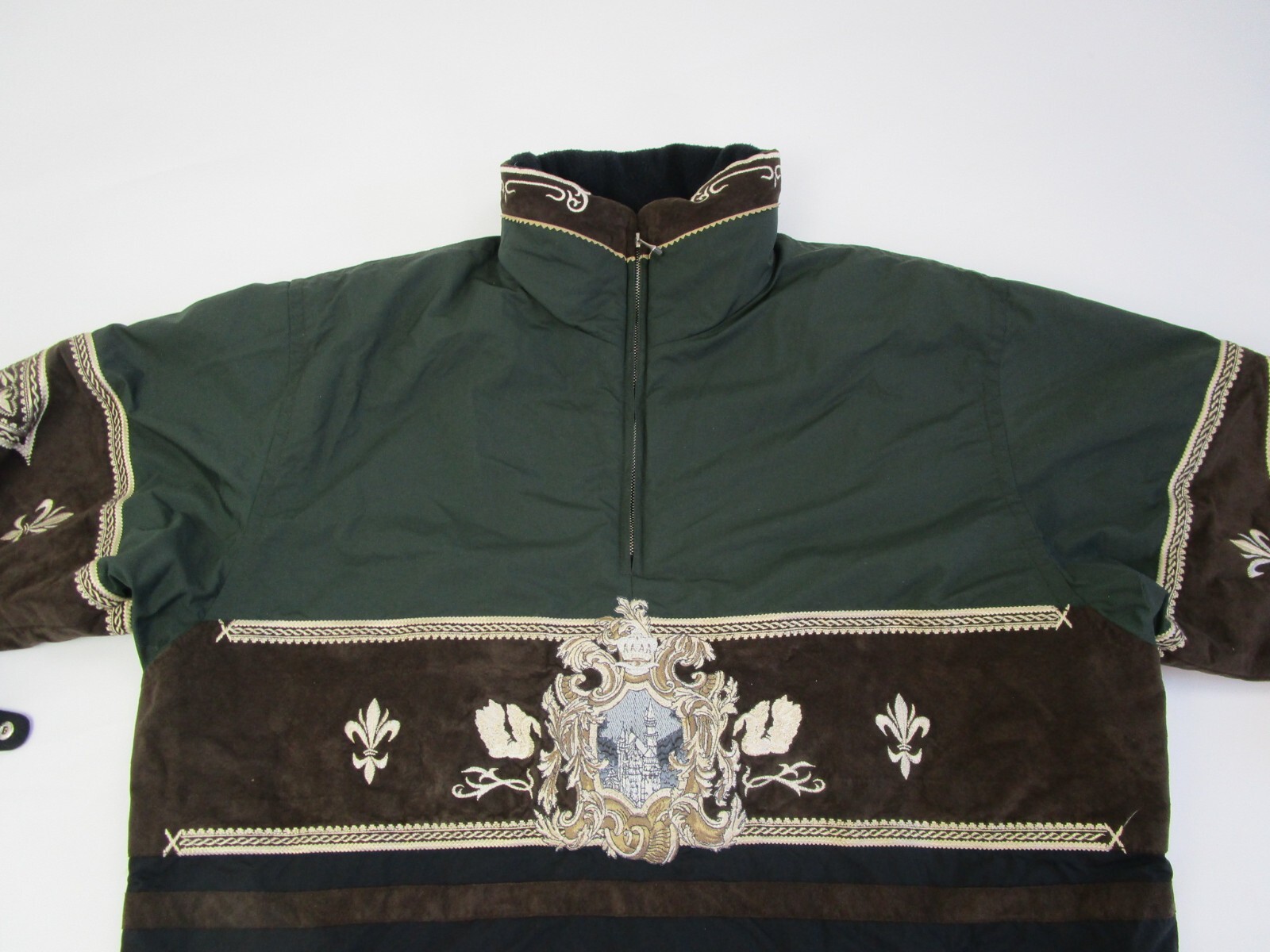 Bogner Womens Snowboarding Ski Jacket Embroidered Suede Coat Made in USA Large Bogner - фотография #3