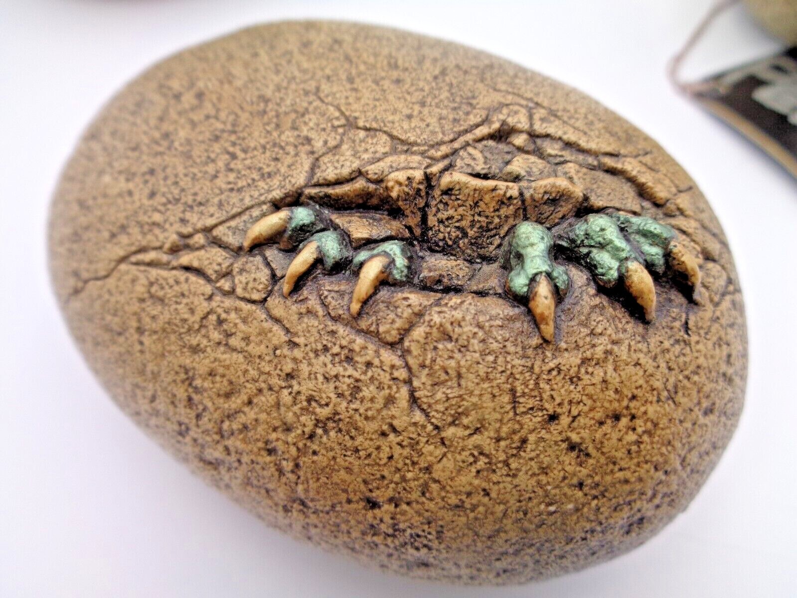 3 Lot 1994 Windstone Edition 94 Pena - Baby Dragon Gargoyle Hatching Stone Eggs  Без бренда - фотография #7