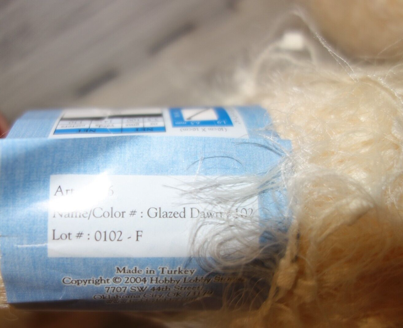 Two Skeins of Yarn Bee Infatuation Yarn Glazed Dawn Nylon Vintage Yarn Bee - фотография #4
