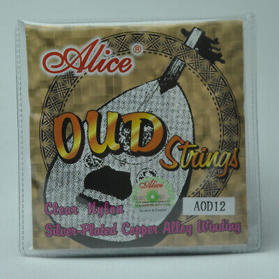 10 Sets AOD12 Strings for 12-string OUD Clear Nylon Silver Plated Copper Alloy Alice Does Not Apply - фотография #2