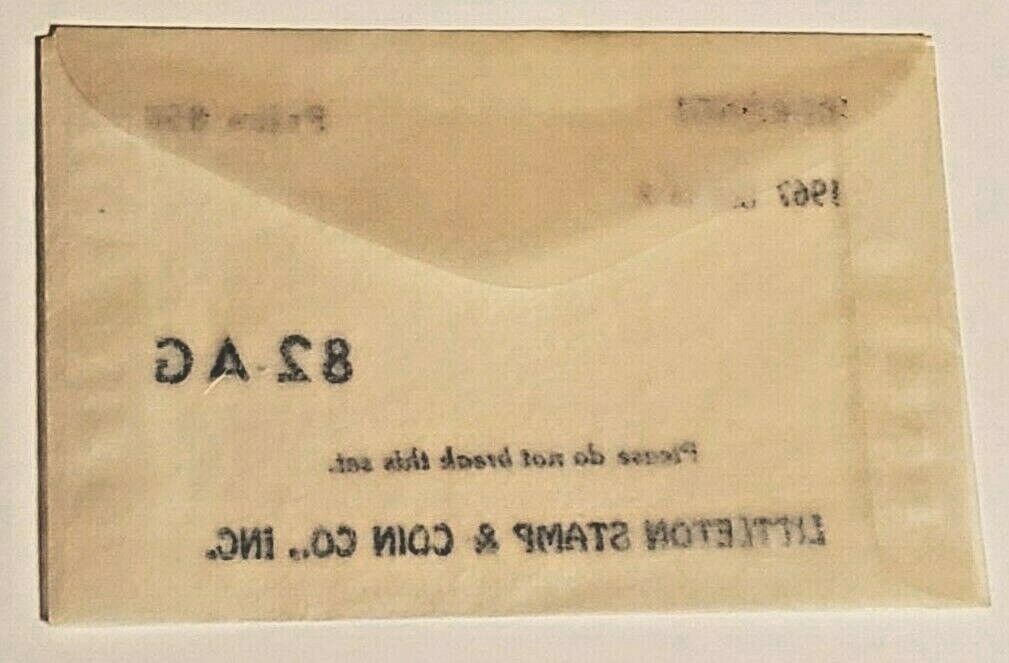 1967 Burundi Set of (8) Tropical Fauna Fish Stamps + Original Littleton Envelope Без бренда - фотография #6