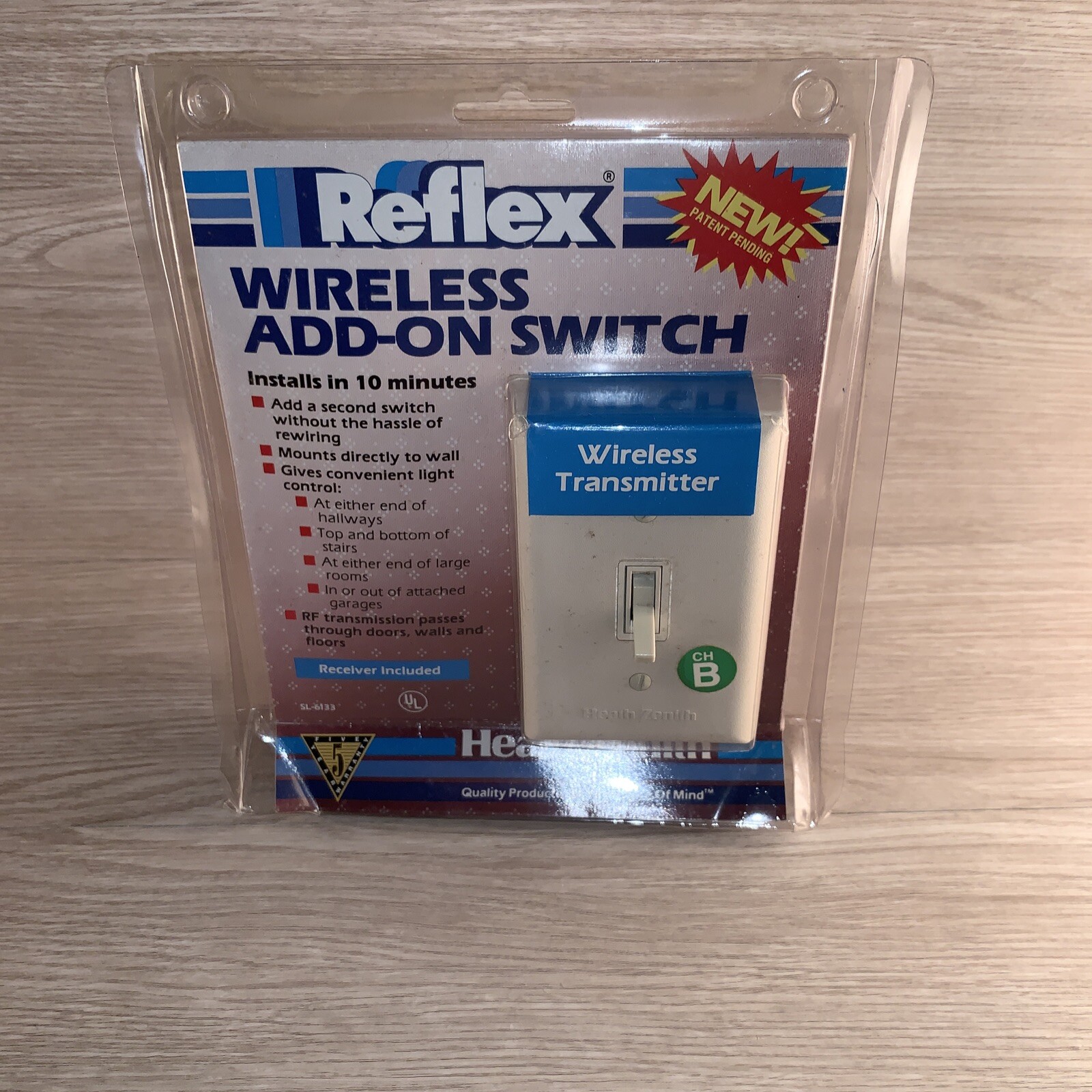 Heath Zenith Wireless Add-on Switch Ivory SL-6133 - New In Package Heath Company SL-6133