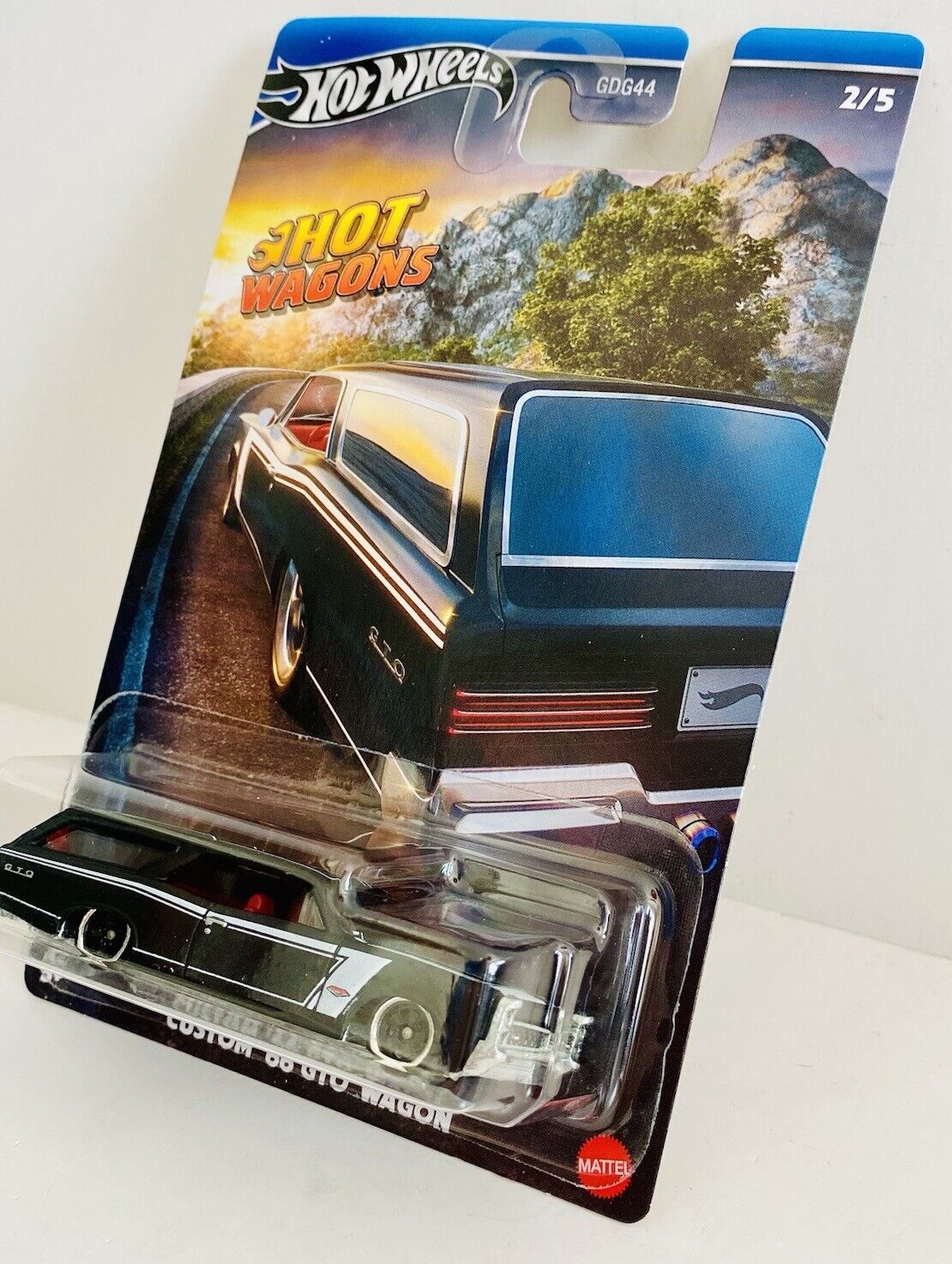 2024 Hot Wheels Hot Wagons Series #2/5 Custom '66 GTO Wagon Black Hot Wheels GTO Wagon - фотография #4