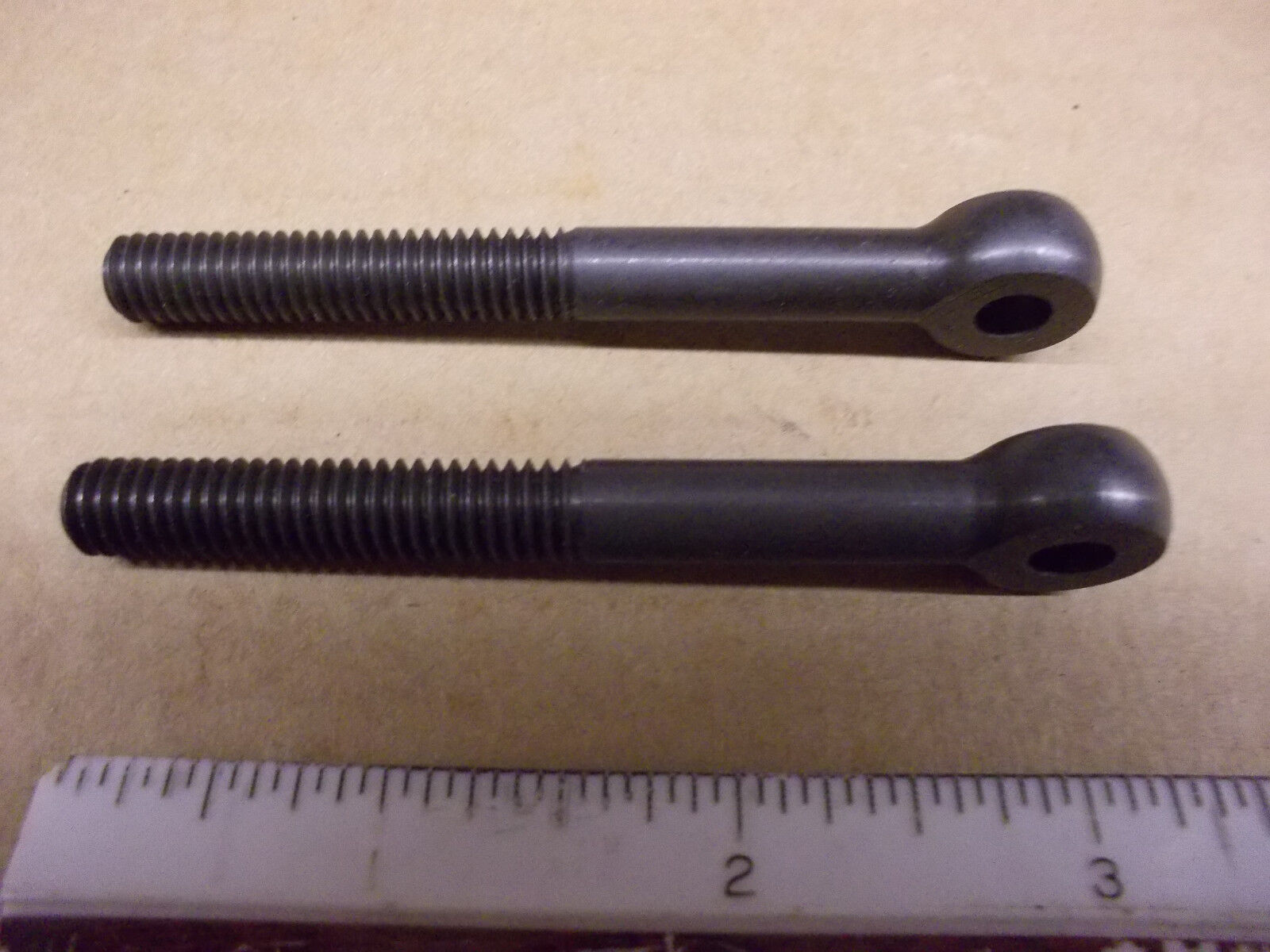 5/16-18 Steel Eye Hole Rod End Bolt, 3" tip to center of eye, lot of 2 Unknown Does Not Apply - фотография #2
